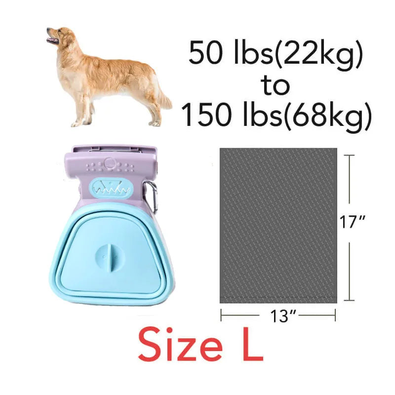 DogClean™ - Recogedor Plegable para Excrementos con Bolsa Biodegradable Incluida