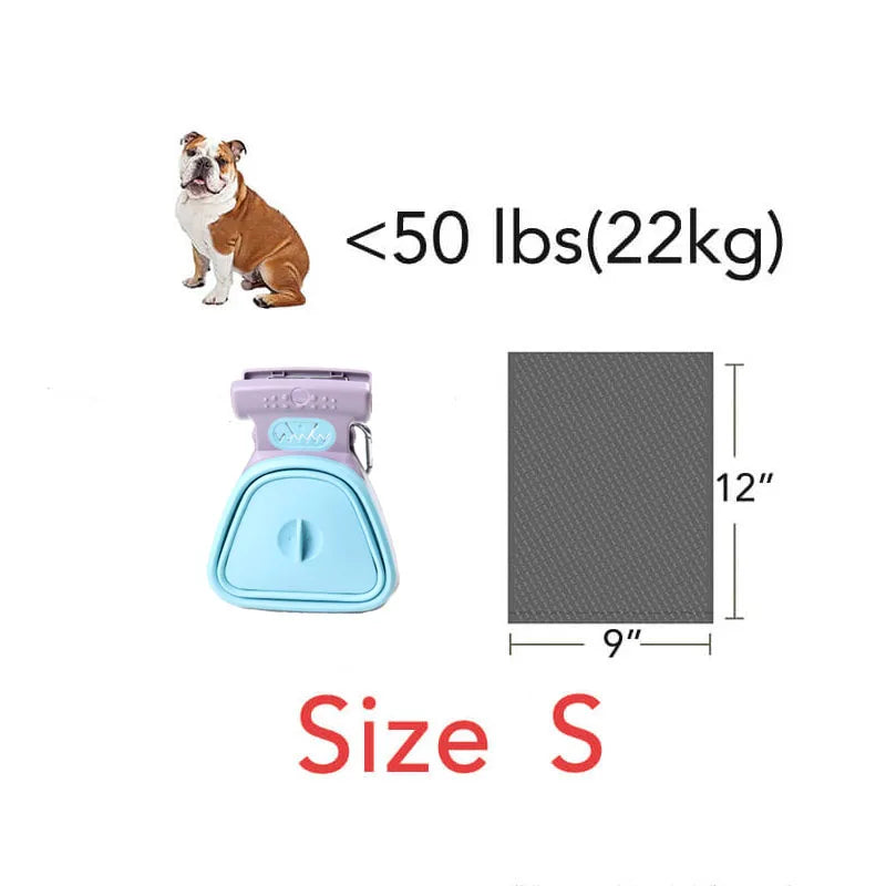 DogClean™ - Recogedor Plegable para Excrementos con Bolsa Biodegradable Incluida
