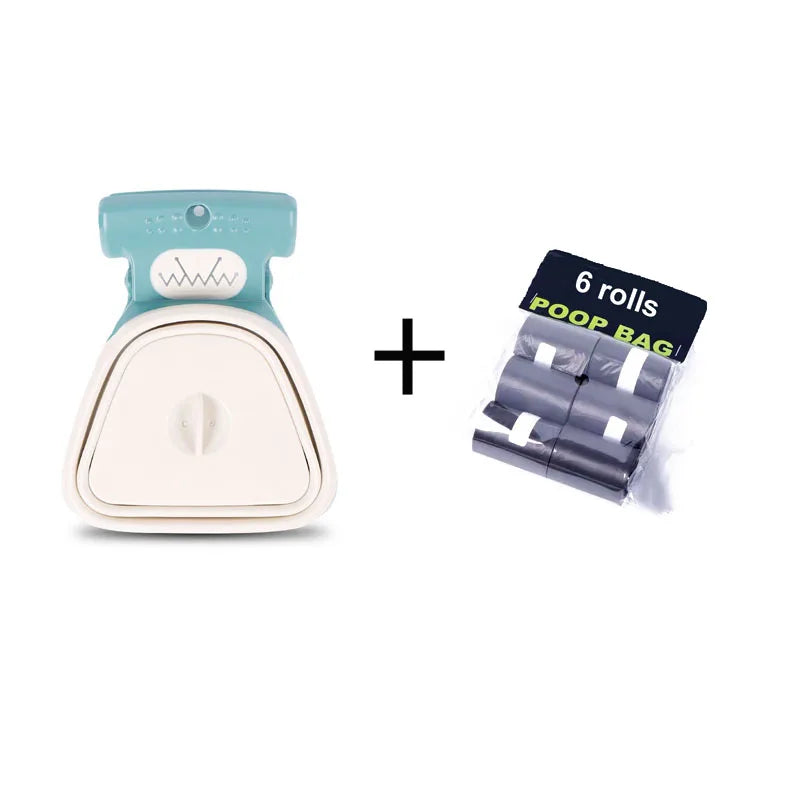 DogClean™ - Recogedor Plegable para Excrementos con Bolsa Biodegradable Incluida
